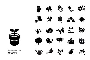 Spring Vector Icons