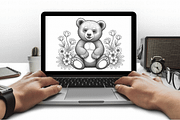 Watercolor Baby Animal Clipart Bundl, a Graphic by Cut File (Thumbnail 4 of 4)