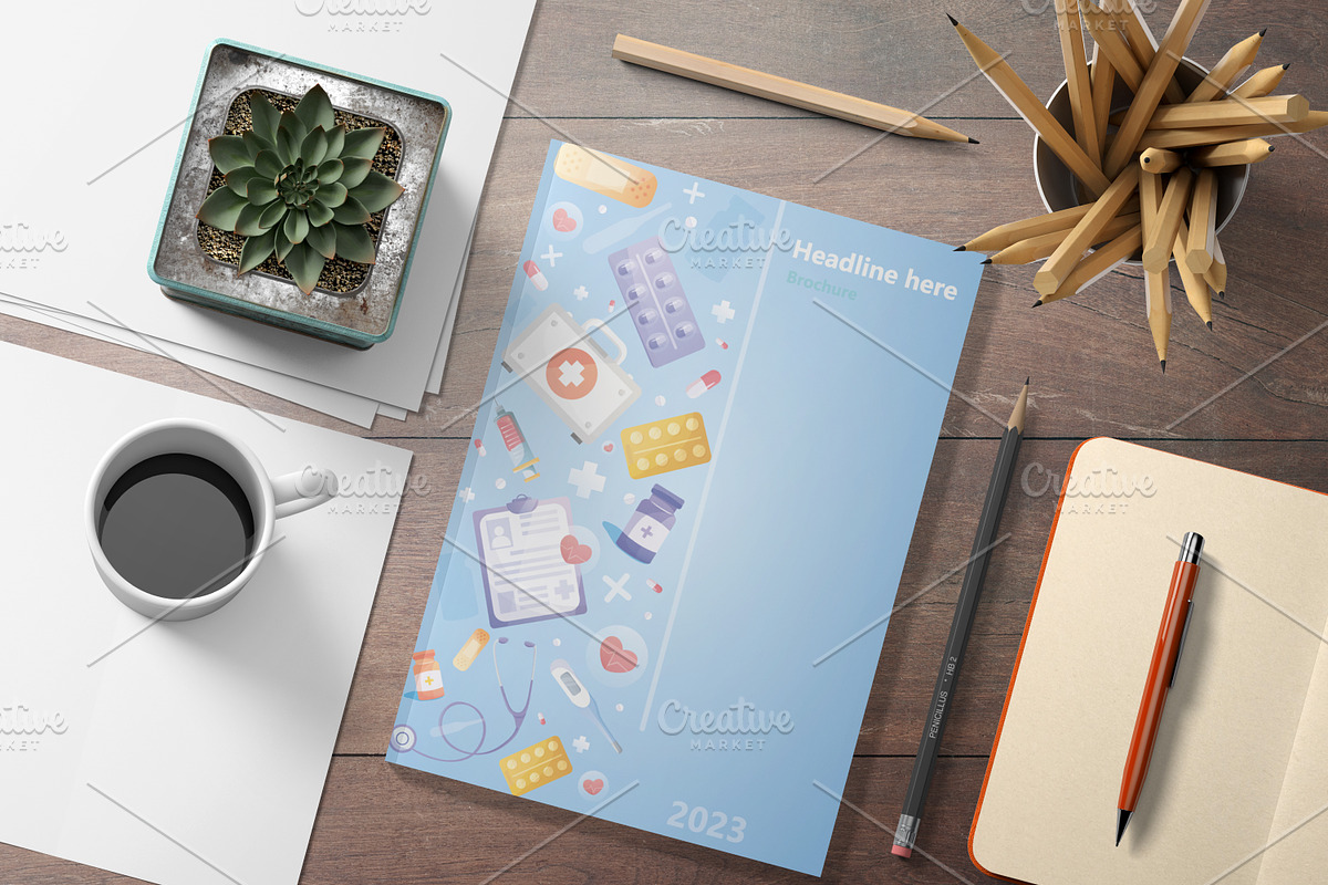 Medical Illustration Kit. Elements, a Background Graphic by DariaBorisova (Photo 3 of 4)