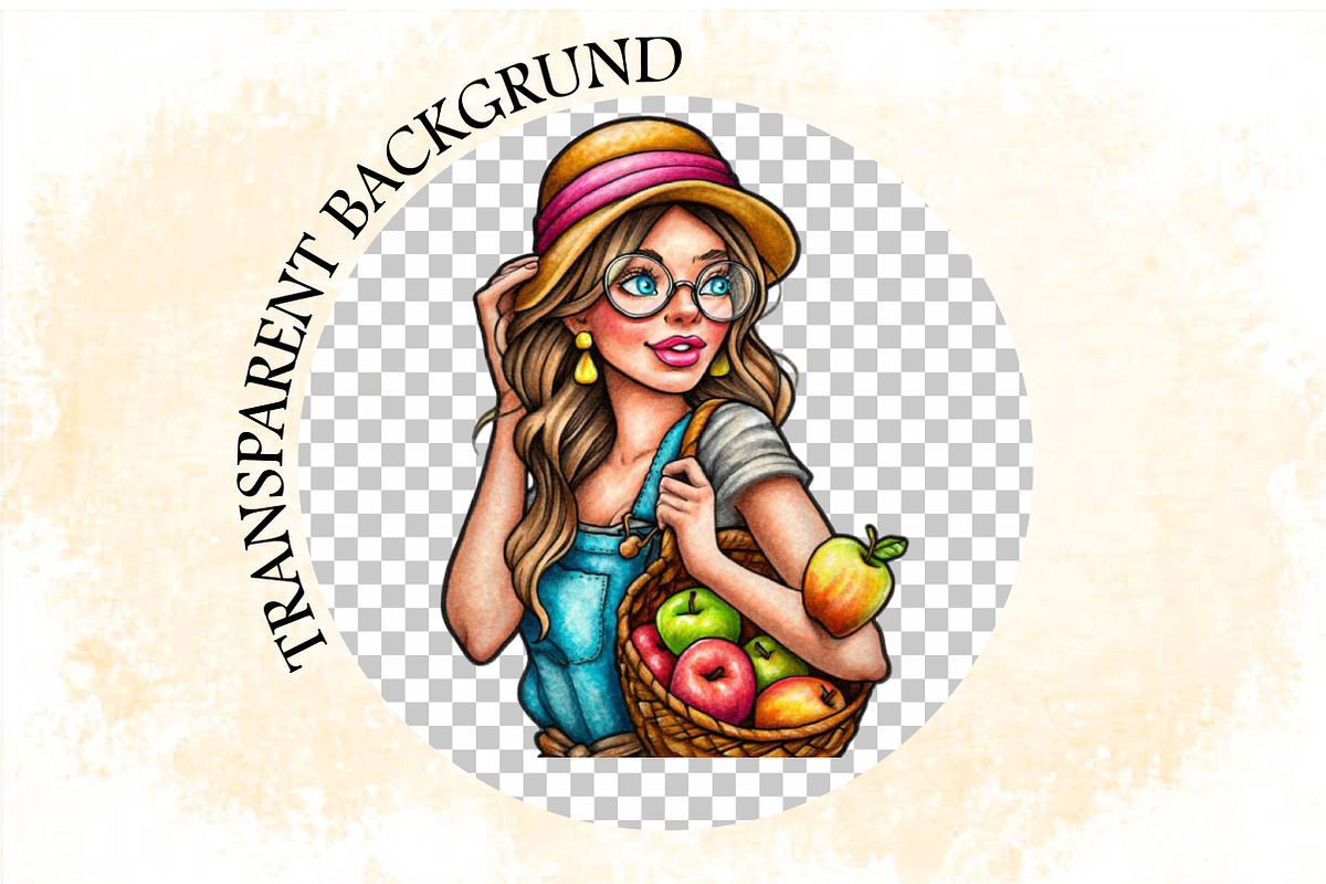 Watercolor Bright Summer Clipart Bun, an Illustration by SVGArt (Photo 7 of 9)