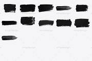 31 Paint Smear Photoshop Brushes, a Brush Add-On by SimplDesign (Thumbnail 3 of 3)
