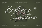 Besthary - Signature, a Handwritten Font by Hasbi Creative (Thumbnail 1 of 14)