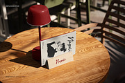 Outdoor Restaurant Menu Mockup Set, an Advertising Mockup by creatsy5 (Thumbnail 3 of 6)