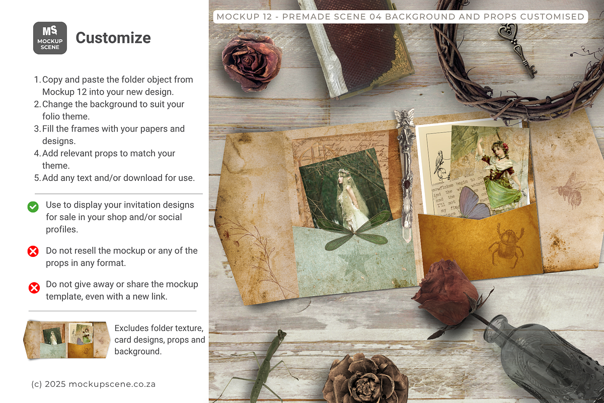 Card Folder Canva Mockup Template, a Mockup by Mockup Scene (Photo 9 of 10)