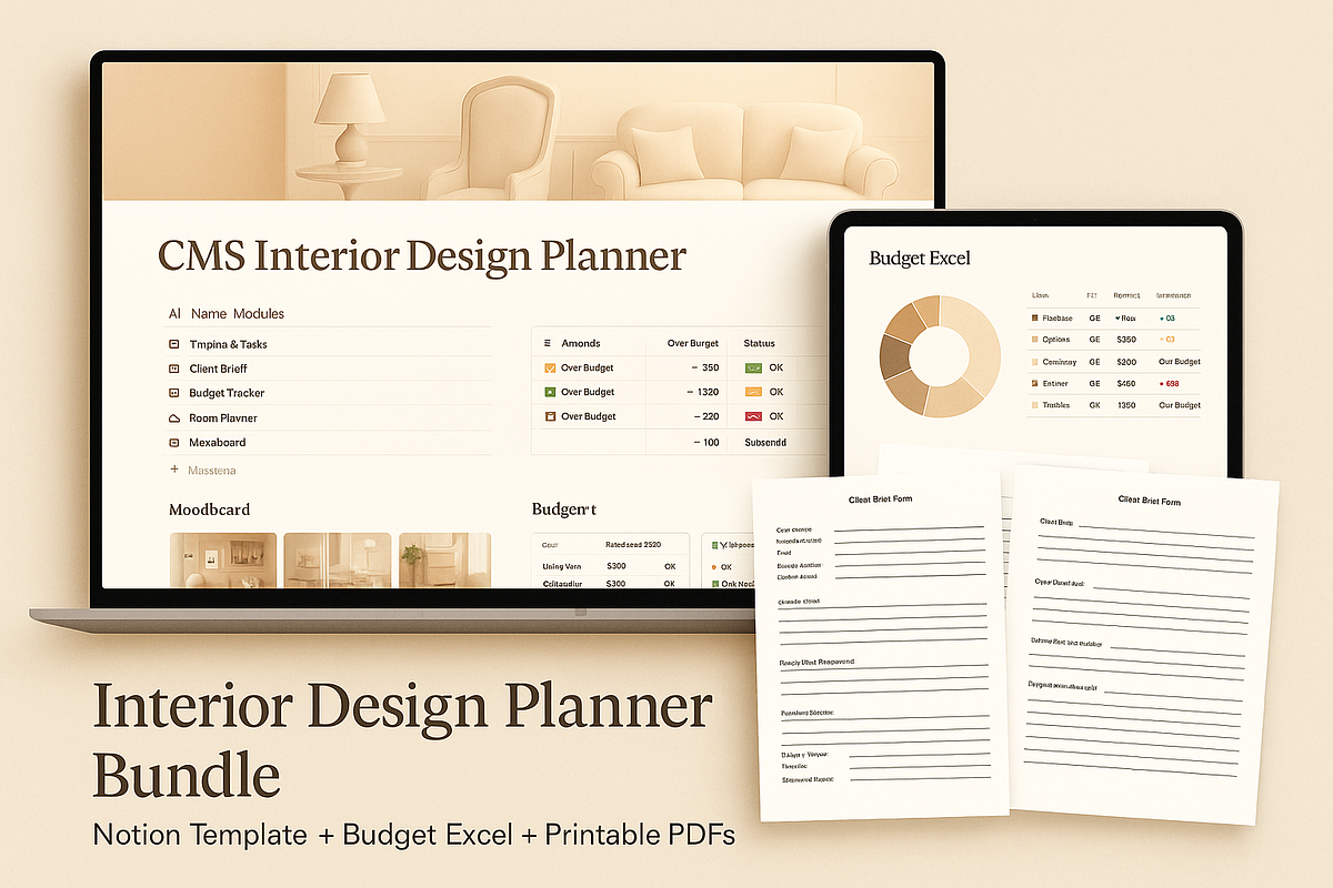 CMS Interior Design Project Planner