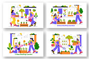 10 Urban Farming Rooftop Garden, a Person Illustration by denayunebgt (Thumbnail 2 of 4)