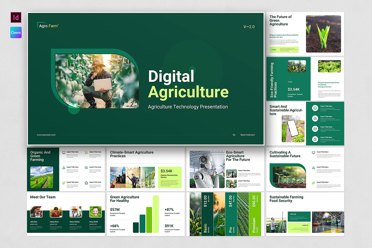 Digital Agriculture Presentation, a Presentation Template by E-Type (Photo 1 of 5)