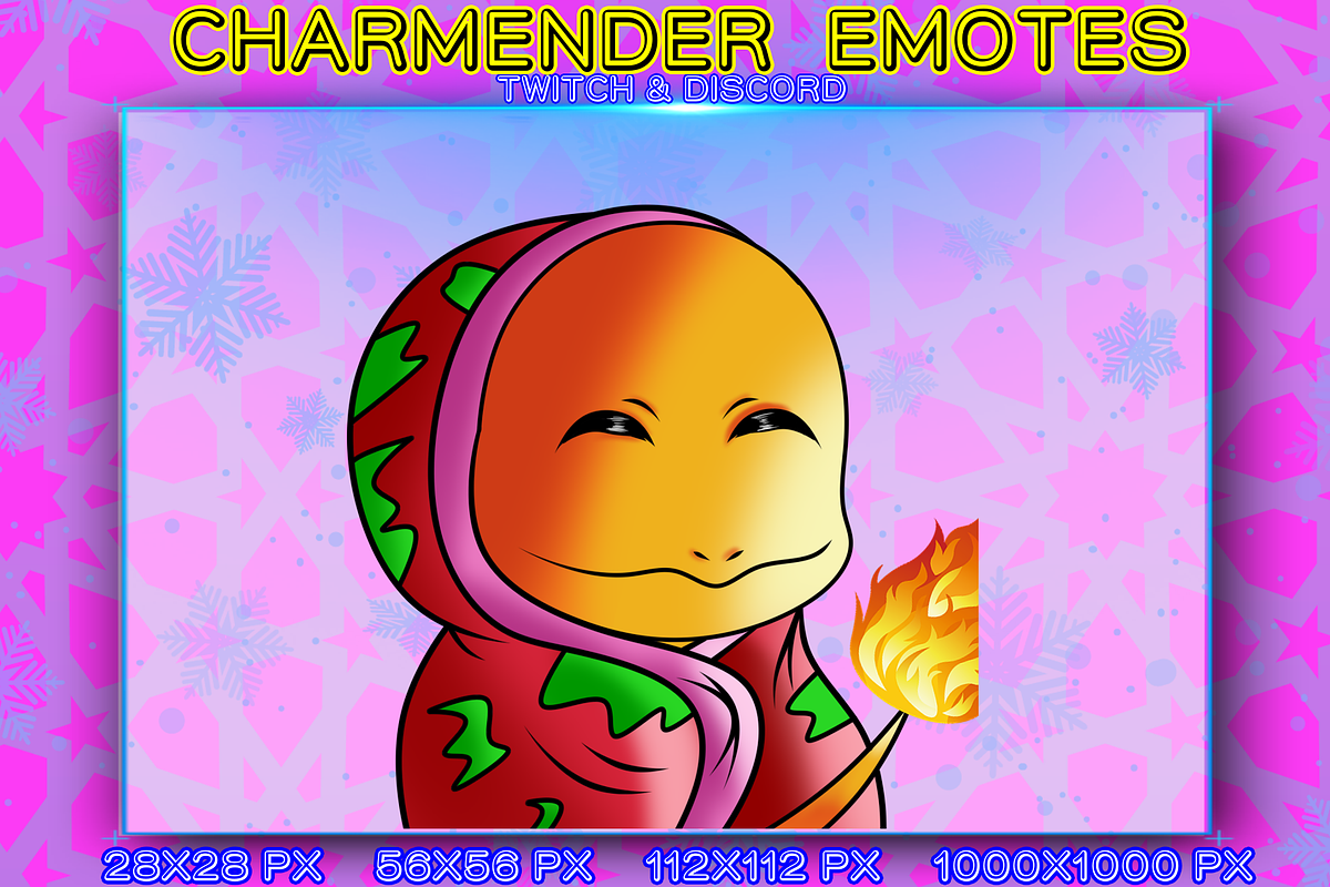 POKEMON CHARMENDER EMOTES, an Animal Illustration by YUNGMOTS (Photo 3 of 5)