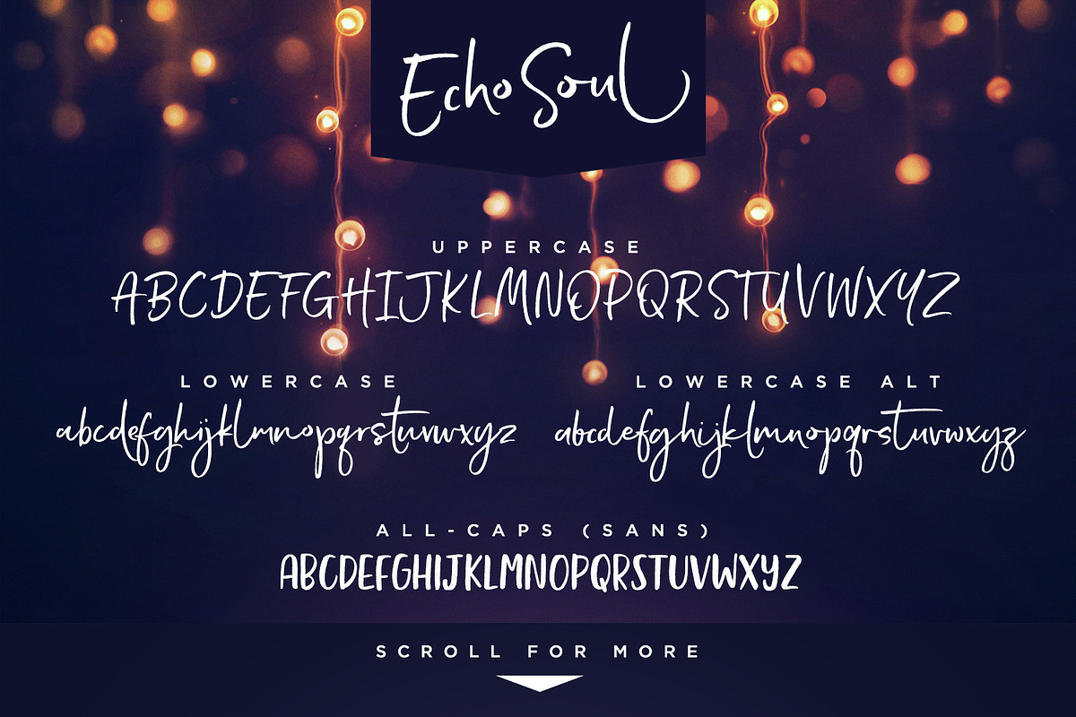 Echo Soul Font Duo preview 8
