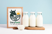 Minimal Dairy Farm Logo Design, a Branding & Logo Template by YUDesignStore (Thumbnail 4 of 7)