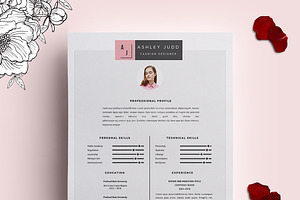 Fashion Designer Resume Template /CV