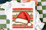 Striped Santa Hat PNG,Vintage, a Seasonal Illustration by Libby Wishes (Thumbnail 3 of 3)