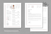 Clean Resume Template Layout, a Resume Template by MightyDesign (Thumbnail 1 of 8)