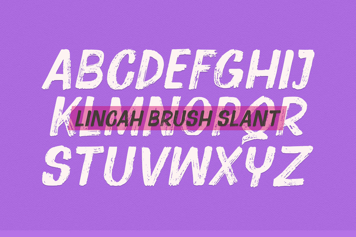 Lincah Brush, a Handwritten Font by Stripes Studio (Photo 5 of 8)