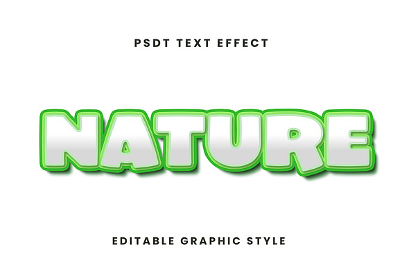 Bold Outline 3D Text Effect preview 2