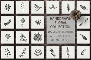 Hand Drawn Floral Collection Vol.2