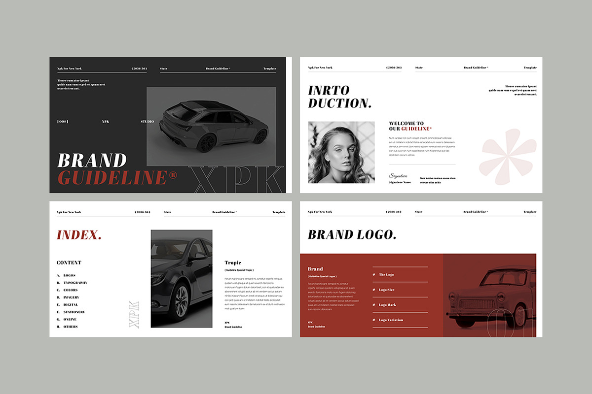 Brand Identity Presentation Template, a Presentation Template by Pixelpick (Photo 2 of 5)