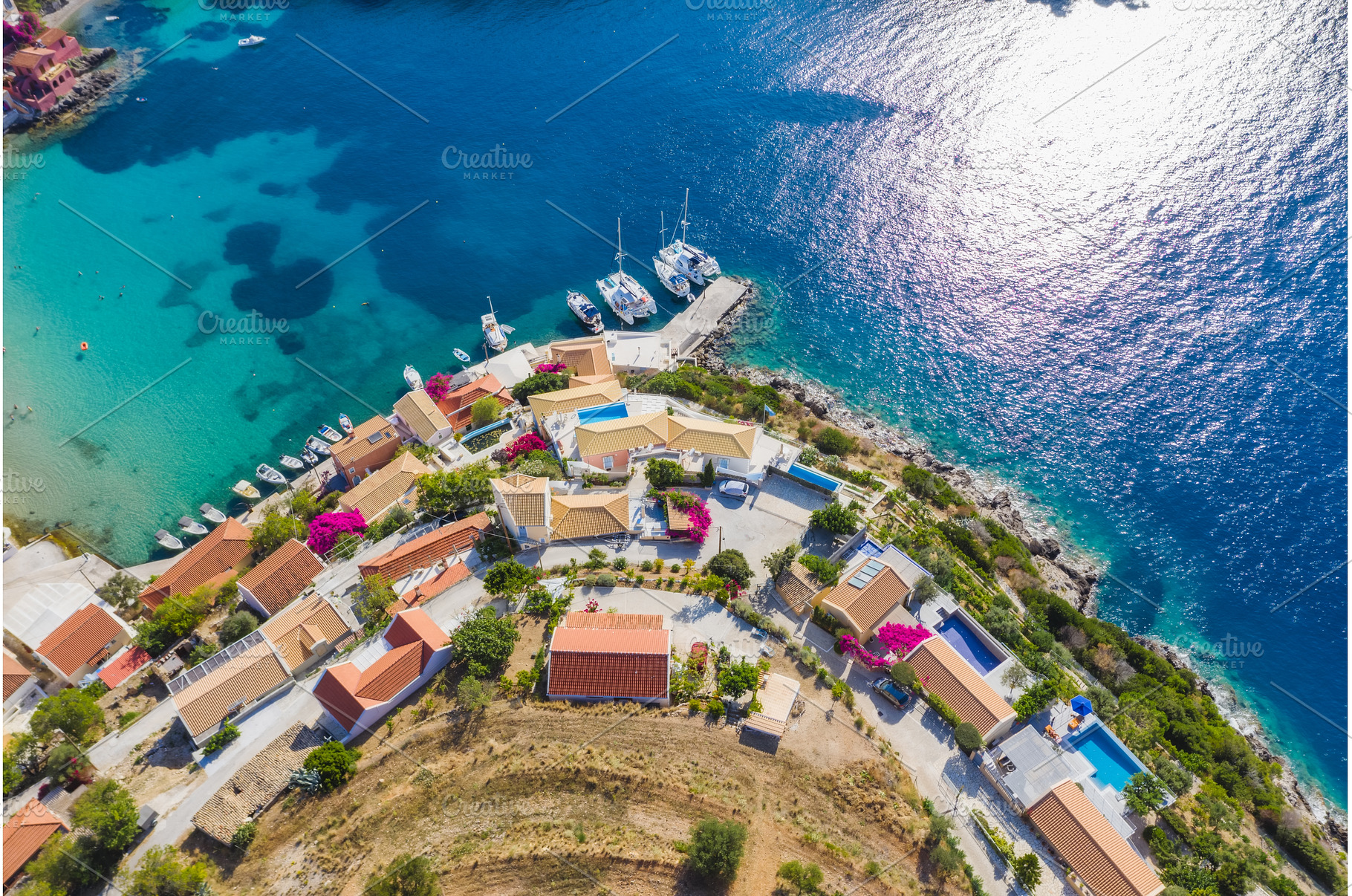 Assos picturesque fishing village, an Architecture Photo by Igor Tichonow