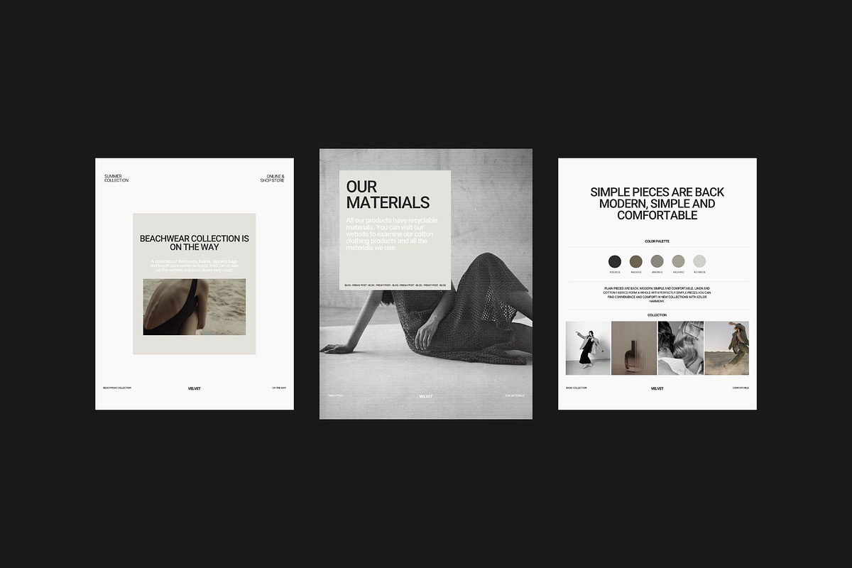 VELVET / Canva Instagram Templates, a Social Media Template by Mia Branding Studio (Photo 5 of 9)