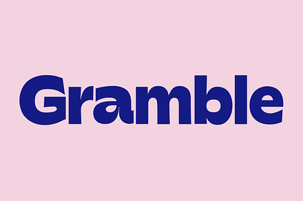 Gramble - display font