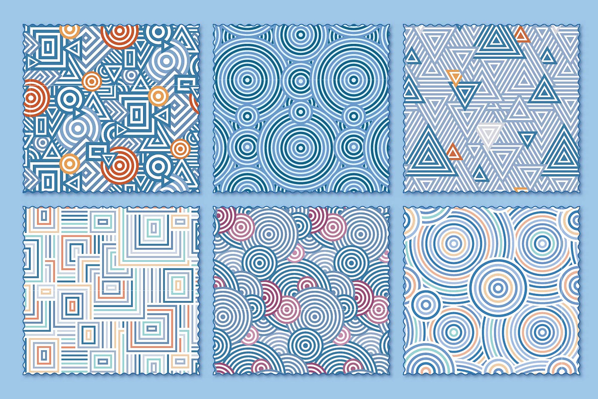 Retro Geo 02, a Pattern Graphic by Crystal Line (Photo 6 of 7)