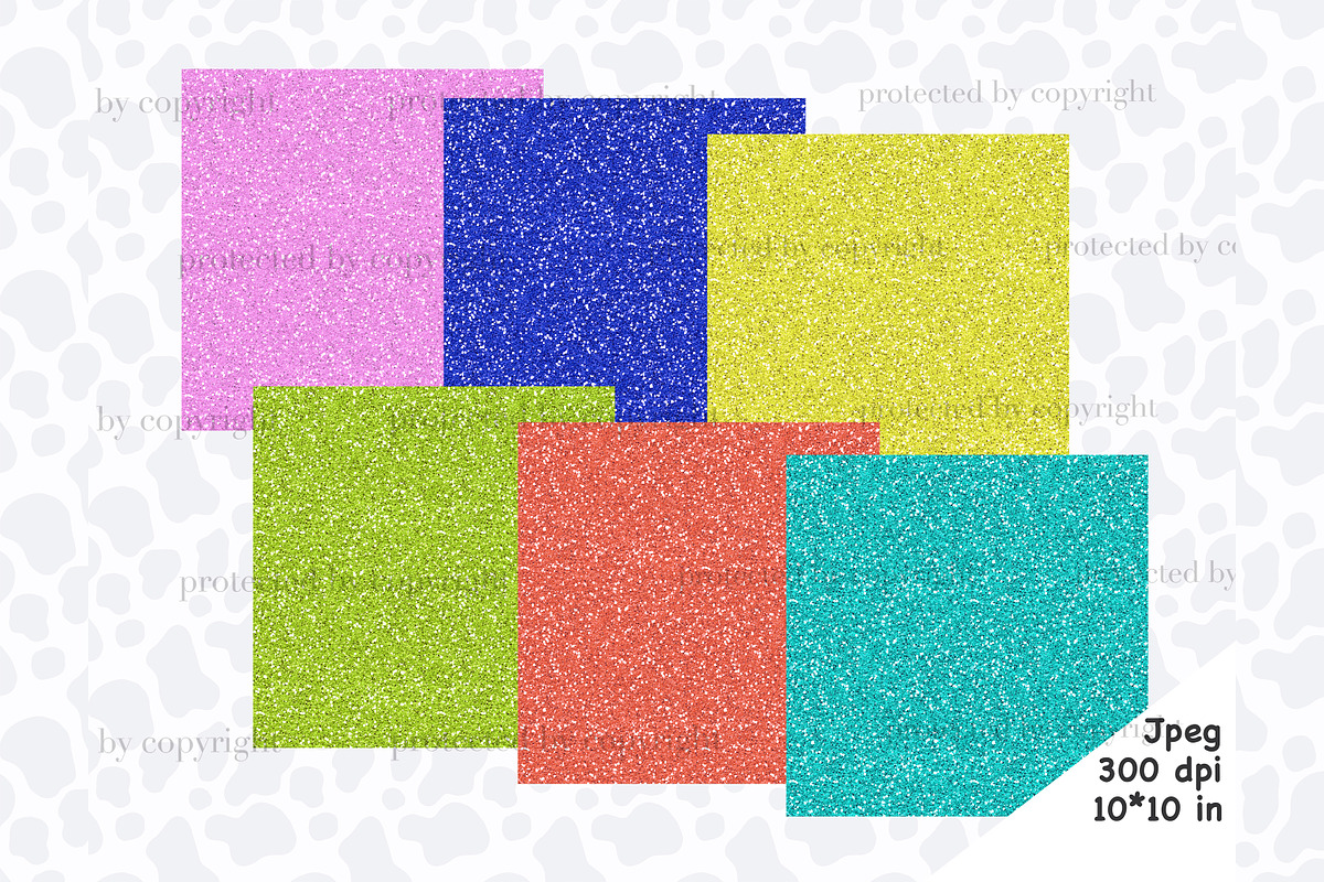 Bright Digital Glitter | Psychedelic, a Texture Graphic by GlamArtZhanna (Photo 2 of 3)