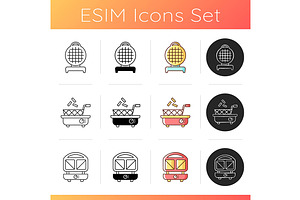 Small Kitchen Appliance Icons Set