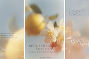 Mediterranean Blur lemon backgrounds, a Background Graphic by 60secondsArt (Thumbnail 5 of 14)