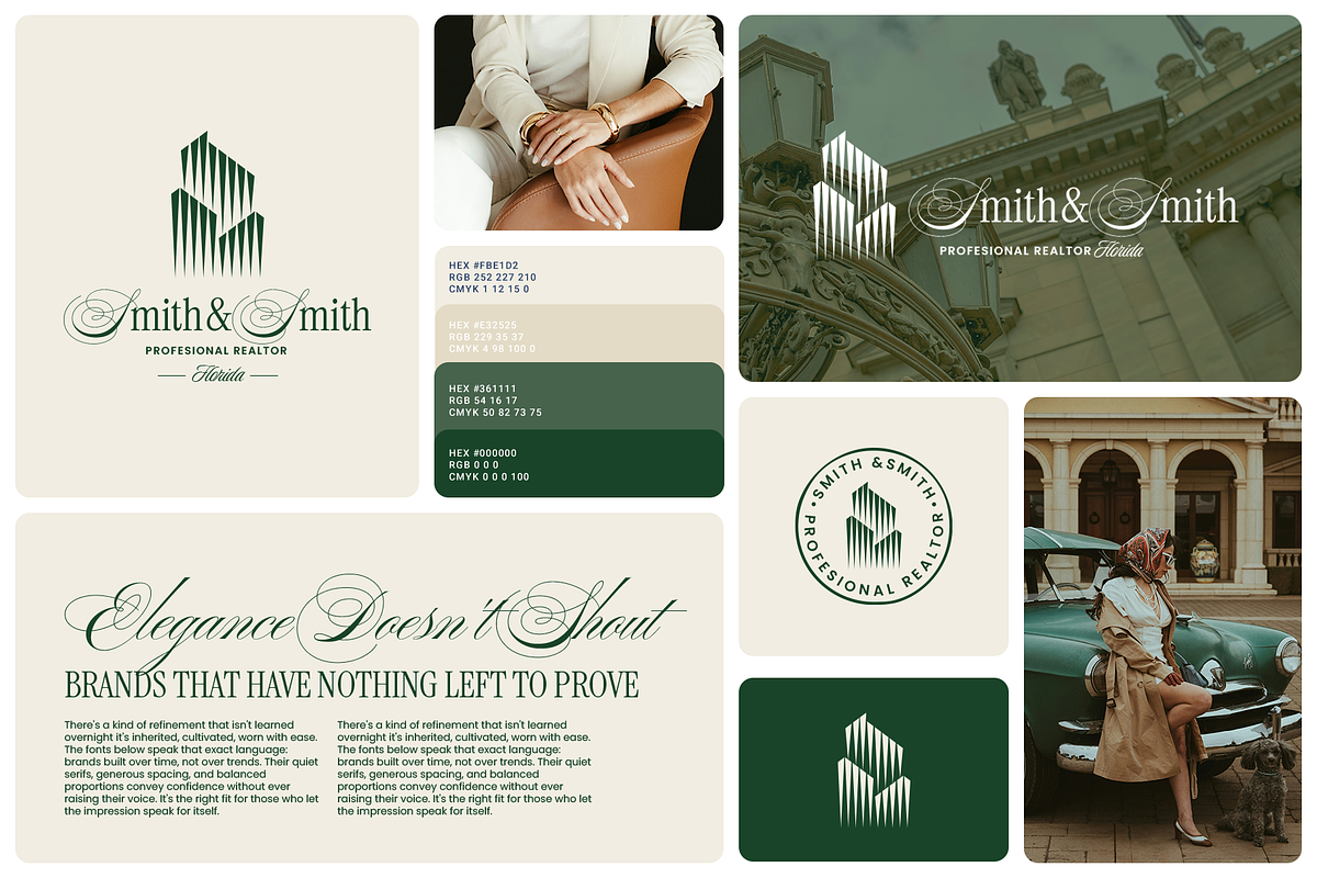 Old Money Real Estate Logo Bundle, a Branding & Logo Template by Headfonts (Photo 9 of 14)