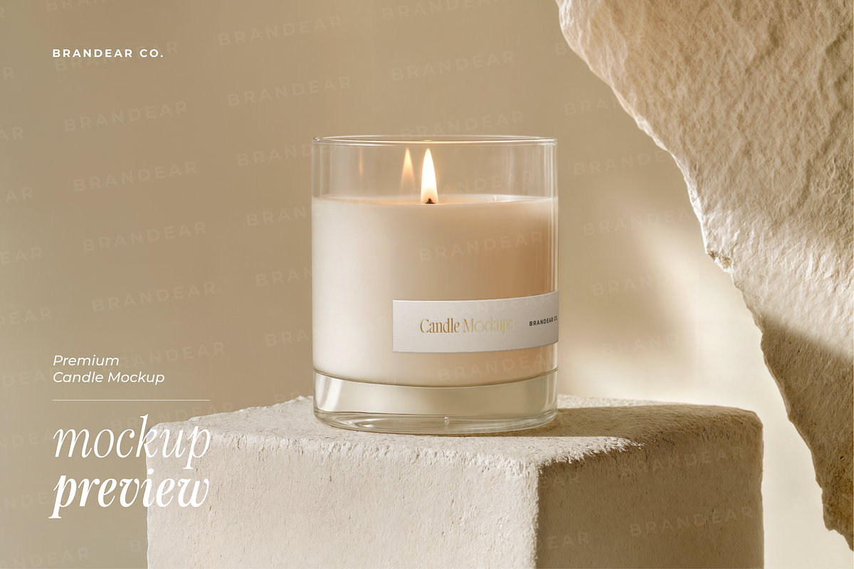 Candle Mockup Set, a Packaging Mockup by Brandear Design (Photo 12 of 17)