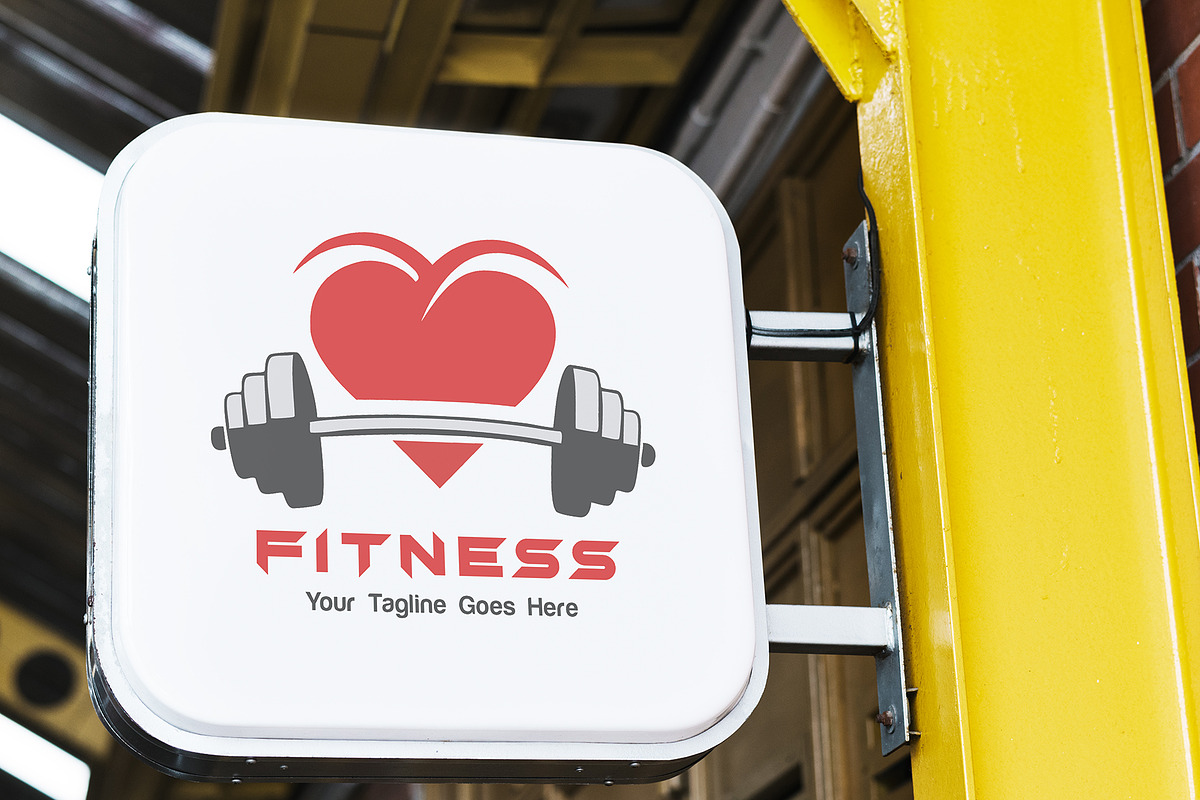 Modern Fitness Logo Design Template, a Branding & Logo Template by YUDesignStore (Photo 5 of 7)
