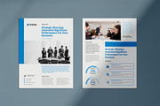 Clean Case Study Flyer, a Flyer Template by Rongbaaz (Thumbnail 1 of 2)