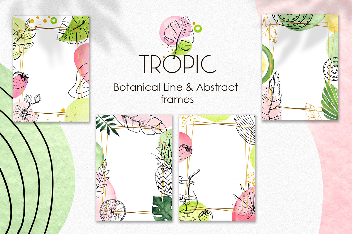 Tropical Line Abstract Art, an Object Graphic by Ana-Sakuta (Photo 6 of 20)
