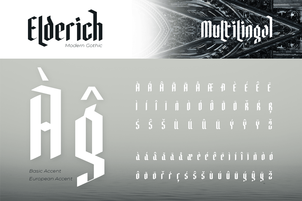 Elderich, a Blackletter Font by kerismaker (Photo 7 of 12)