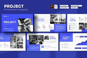 Project Presentation Slides Template, a Presentation Template by zahidhossainalif