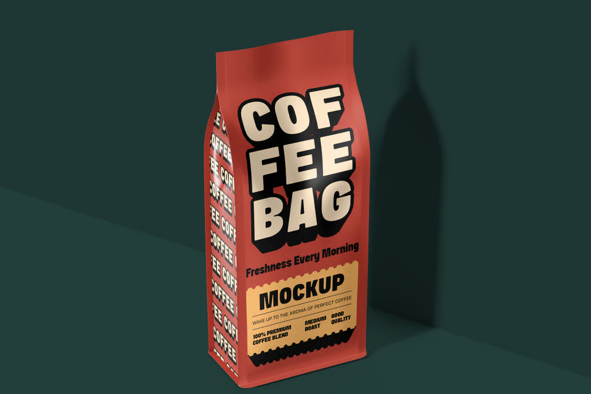 Artisan Coffee Bag Mockup Set, a Packaging Mockup by graphicsauce (Photo 3 of 3)