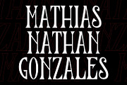 Hallest Blackletter Display Font, a Blackletter Font by Maulana Creative (Thumbnail 5 of 7)