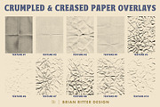 Crumpled & Creased Paper Overlays, a Texture Graphic by Brian Ritter Design (Thumbnail 7 of 12)