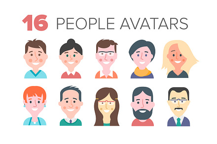 Cartoon People Avatars