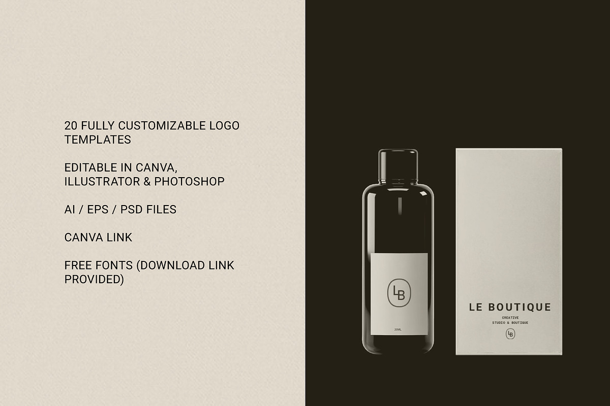 Elegant Logo Kit - CANVA, AI, PSD, a Branding & Logo Template by Orca Design (Photo 8 of 10)