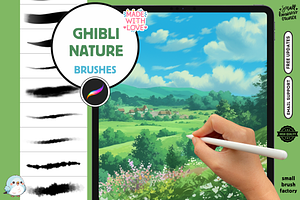 Ghibli Inspired Nature Brushes 2