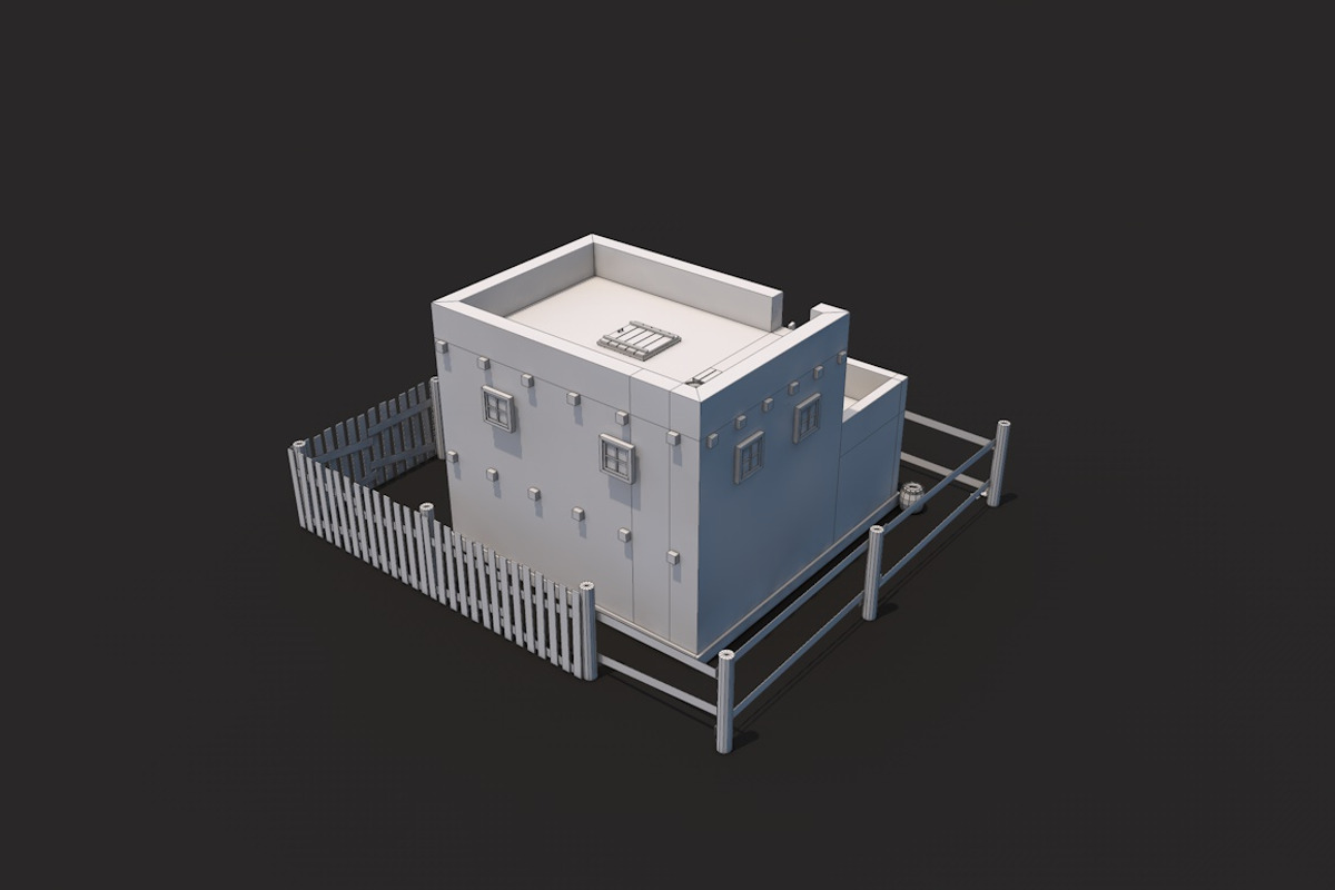 Low Poly Arab House, an Architecture 3D Model by CreativeeArt (Photo 7 of 8)