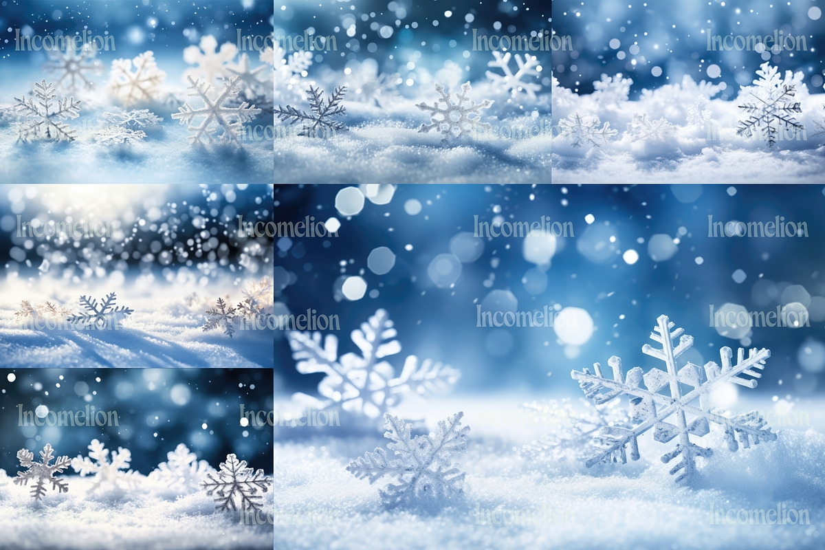 17 Winter Snowflake Stock Photos, a Holiday Photo by Incomelion (Photo 5 of 6)