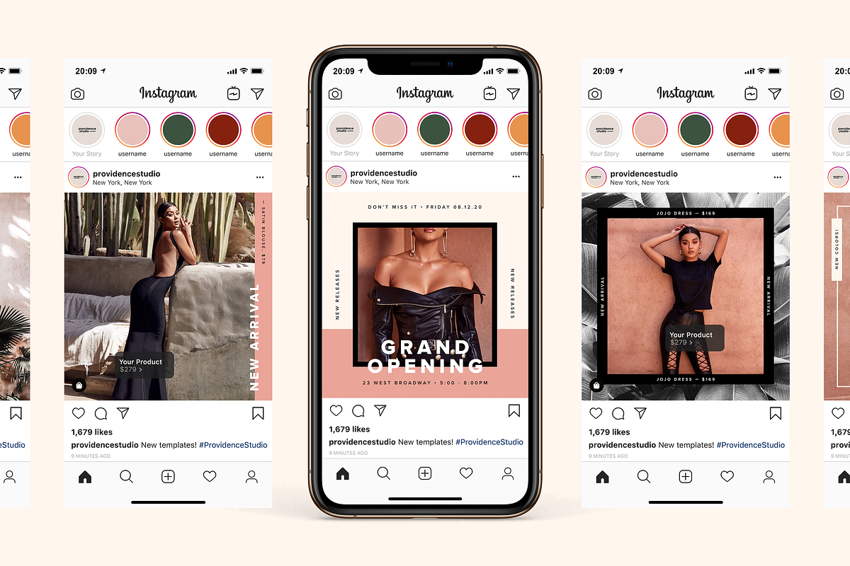Fashion Promo Social Pack, a Social Media Template by Providence Studio (Photo 3 of 5)