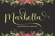 Marbella Script, a Script Font by Bosstype Studio (Thumbnail 1 of 8)