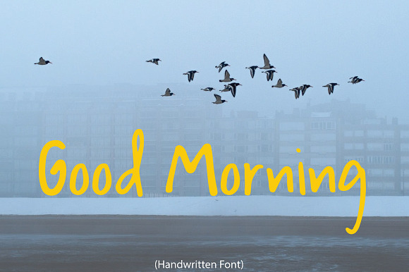 Good Morning | Handwritten Font preview 8