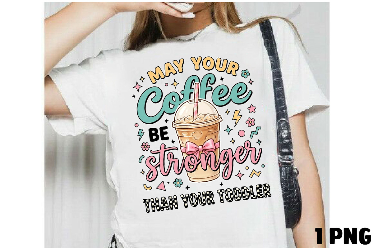 Stronger Than Toddler Mom, a Seasonal Illustration by DreamCafeArt (Photo 5 of 6)