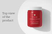 Plastic Jar Mockup Under Daylights, a Cups & Container Mockup by Ram Studio LLC (Thumbnail 4 of 7)