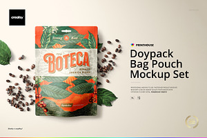 Doypack Bag Pouch Mockup Set