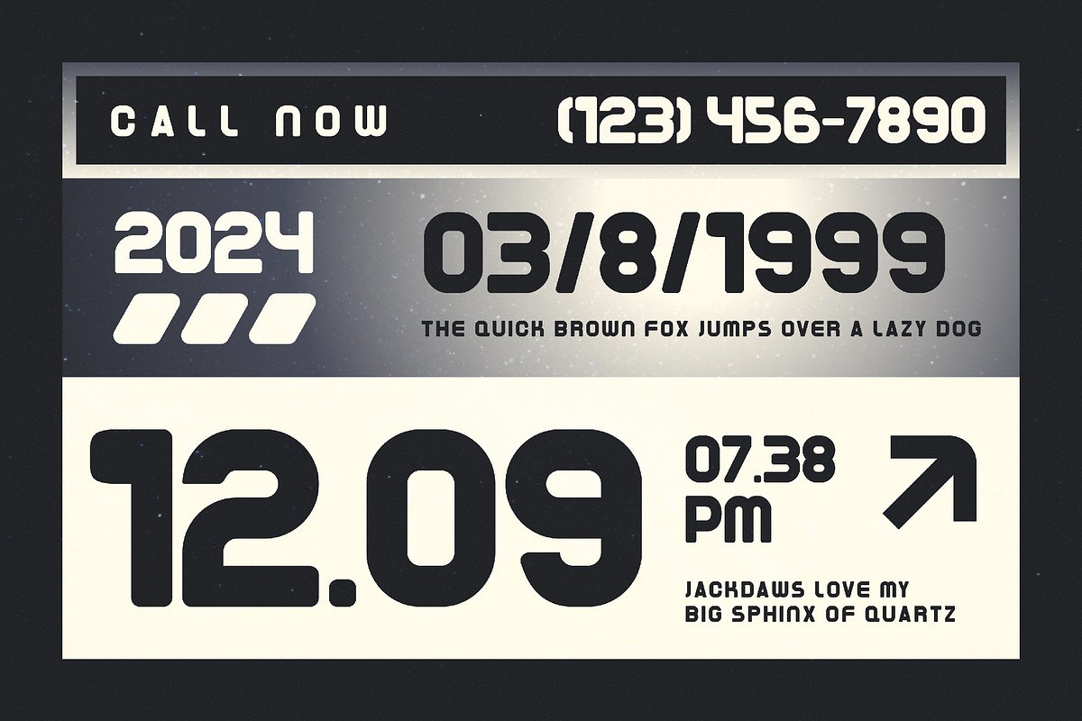 Angtechs, a Sans Serif Font by graphicook (Photo 9 of 10)